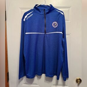 Columbia Golf Men's Kansas Jayhawk Quarter-Zip Pullover 2022 NCAA Champions XL